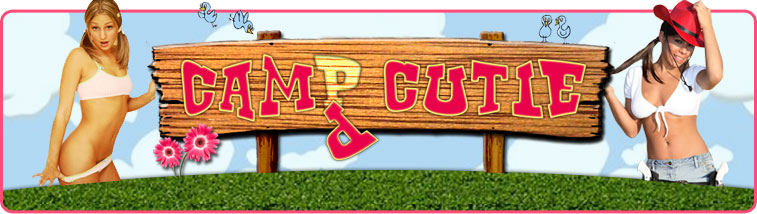 Camp Cutie Logo. Smart, Sexy Southern Girls